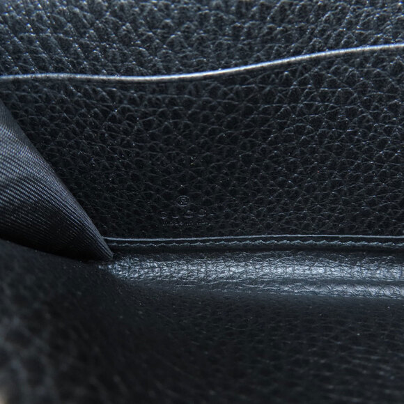 GUCCI Interlocking G Long Wallet Leather 509644 Black - Picture 6 of 11